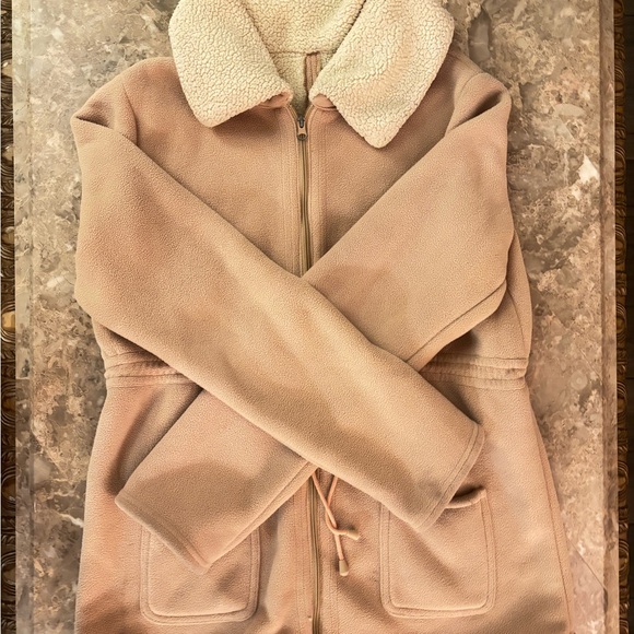 Jackets & Blazers - Women's Tan Sherpa-Lined Jacket